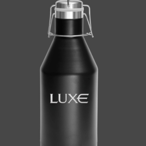 64oz Growler with LUXE logo laser engraved