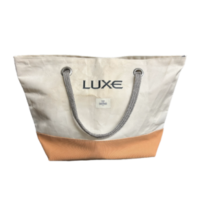 Carla Travel Bag with Luxe Embroidered between the handles