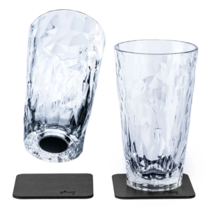 Set of Magnetic Plastic Glasses Long Drink