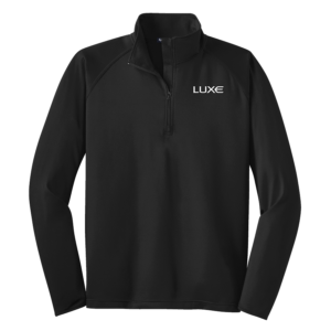 Luxe Black Quarter Zip