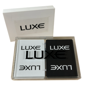 Double Deck of Custom Luxe Cards in Case with Protective Sleeve